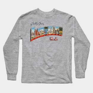 Greetings from Elizabeth New Jersey Long Sleeve T-Shirt